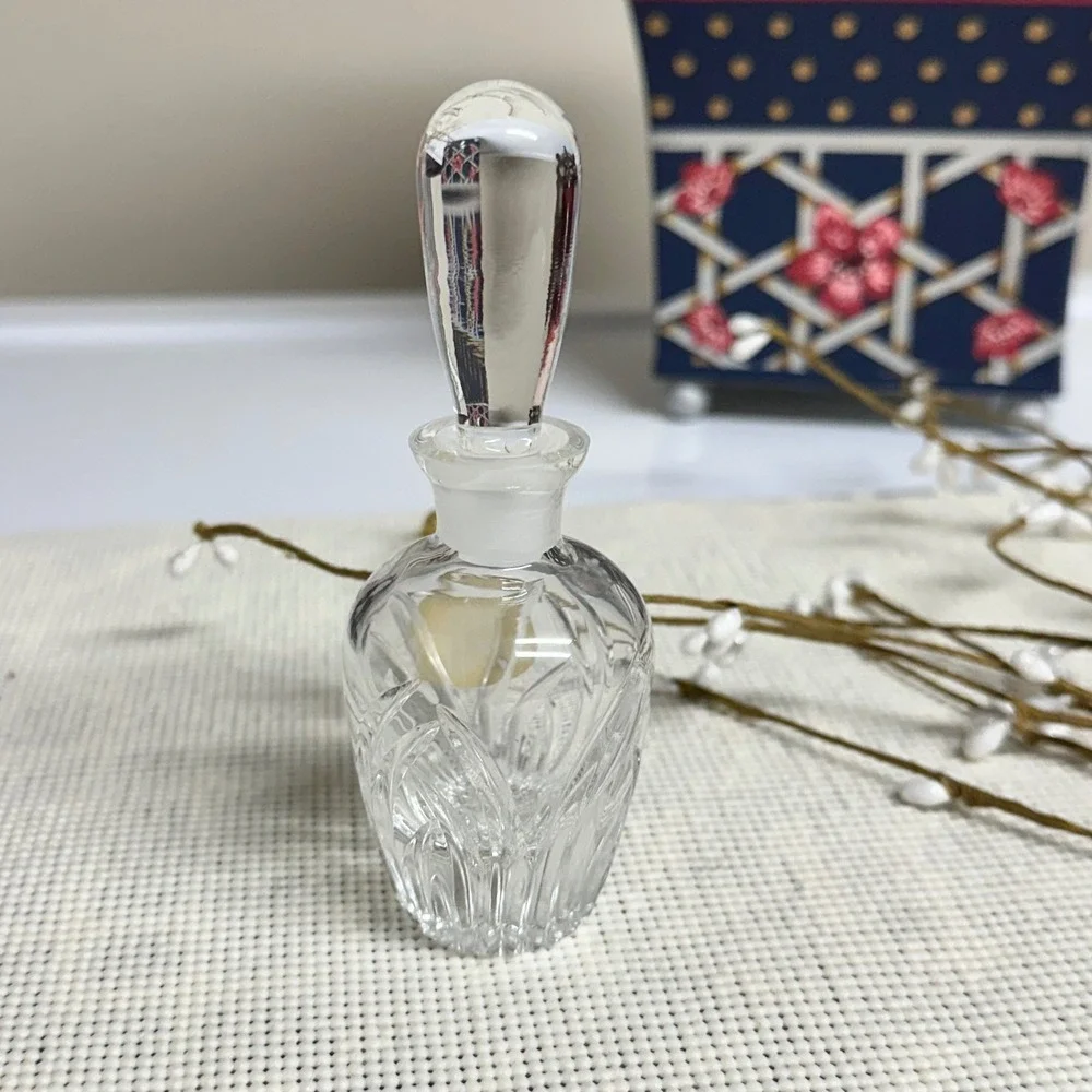 Lenox Saratoga full‎ Lead crystal fragrance bottle Rare Collectible